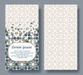 Arab card design for invitation, celebration, save the date, wedding performed in arab geometric mosaic. Vector card