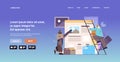 arab developers couple creating website ui interface web application development program software optimization Royalty Free Stock Photo