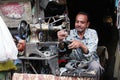 Arab egyptian shoemaker Royalty Free Stock Photo