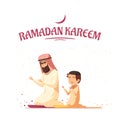 Arab Muslims Ramadan Kareem Cartoon