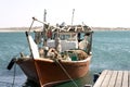 Arab fishing dhow Royalty Free Stock Photo