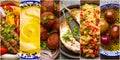 Arab food collage