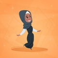 Arab Girl Small Cartoon Character Muslim Female