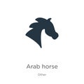 Arab horse icon vector. Trendy flat arab horse icon from other collection isolated on white background. Vector illustration can be