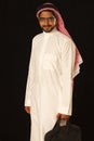 Arab male traveler