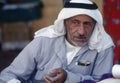 Arab man wearing kaffiyeh in rural Syria