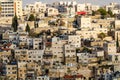 Arab neighborhood on the hillside in Jerusalem Royalty Free Stock Photo