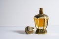 Arab perfume in a bottle isolated in white background