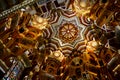 The Arab room ceiling in Cardiff castle Royalty Free Stock Photo