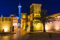Arab Street in the old part of Dubai Royalty Free Stock Photo