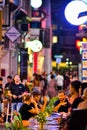 Arab Street Singapore night view Royalty Free Stock Photo