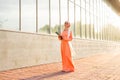 Arab Student holding a folder Royalty Free Stock Photo