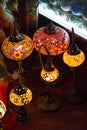Arab stylish lamps on the Spice souk
