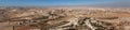 Arab villages in desert around Herodion near Bethl Royalty Free Stock Photo