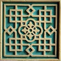 Arab wall decoration Royalty Free Stock Photo