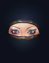 Arab woman face
