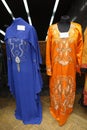 Traditional Arab women dresses abaja put on dummies