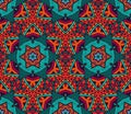 Arabesque mosaic seamless pattern