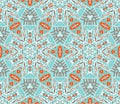 Arabesque mosaic seamless pattern Royalty Free Stock Photo