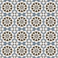 Arabesque octagonal seamless pattern background vector design Royalty Free Stock Photo