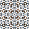 Arabesque octagonal seamless pattern mosaic background vector de Royalty Free Stock Photo