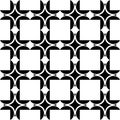 Arabesque pseudo malta cross shield fence design on transparent background