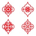 Arabesque Tile Ornaments