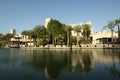 Arabian architecture of a luxurious hotel in Dubai, UAE Royalty Free Stock Photo