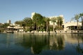 Arabian architecture of a luxurious hotel in Dubai, UAE Royalty Free Stock Photo