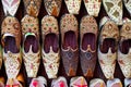 Arabian babouches shoes Royalty Free Stock Photo
