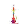 Arabian bar or Hookah logo design. Hookah club. Bar.