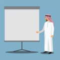 Arabian Businessman at a presentation