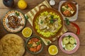 Arabian cuisine Royalty Free Stock Photo