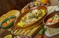 Arabian cuisine Royalty Free Stock Photo