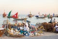 Arabian Gulf Fisher man's life, Arab Dhow festival Katara Beach Qatar