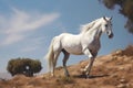 Arabian horse - Middle East (Generative AI) Royalty Free Stock Photo