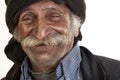 Arabian lebanese man with big mustache smiling