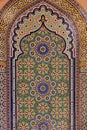 Arabian ornament decoration brown background, Eastern ethnic oriental texture