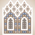 Arabian ornament vector illustration