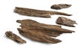 Arabian Oud, Agarwood, also called aloeswood, aloes, incense chips Royalty Free Stock Photo