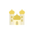 Arabian palace flat icon