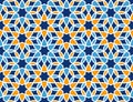 Arabian pattern related to traditional Islamic ornament Royalty Free Stock Photo