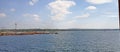 Arabian sea in the island region of Sindhudurg fort.