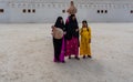 Arabian woman in traditional dress Abaya - Emirati dress - traditional and heritage celebrations | vintage and history