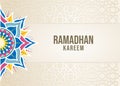 Ramadan Background. Vector mandala illustration Royalty Free Stock Photo