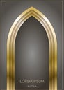 Arabic arch of gold