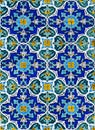 Arabic architectural patterns colored.Islamic architecture.