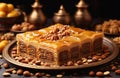 Arabic Baklava Royalty Free Stock Photo