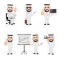 Arabic Businessman Character Set