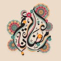 Arabic Calligraphy For Ramadan Kareem.